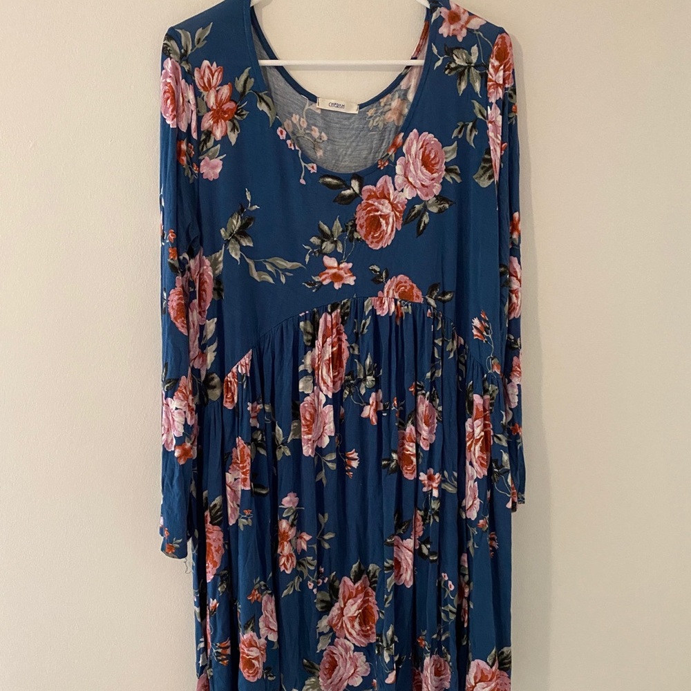 Long Sleeve Floral Dress